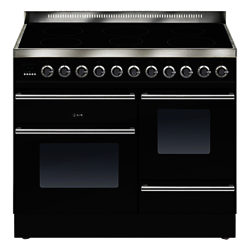 ILVE Roma Induction Freestanding Range Cooker Gloss Black